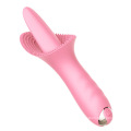Vibrador de silicone G-spot massagem recarregável para a língua de 10 velocidades estimulador vibrante de clitóris silencioso brinquedos sexuais para mulheres
